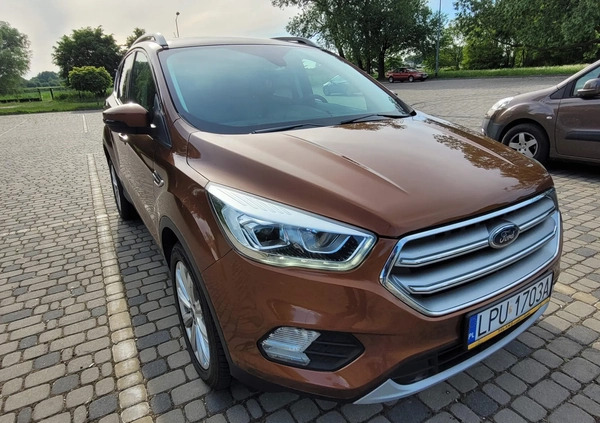 Ford Kuga cena 73900 przebieg: 62000, rok produkcji 2017 z Puławy małe 781